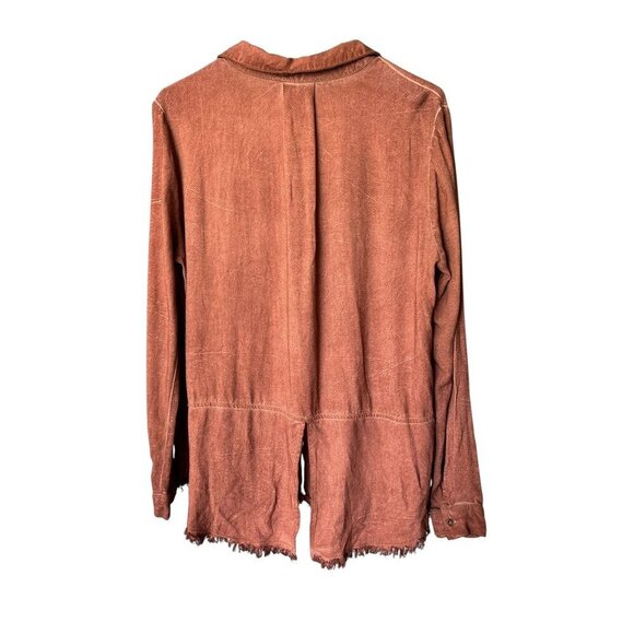Umgee Women's Rusty Orange Long Sleeve Top - Picture 3 of 9